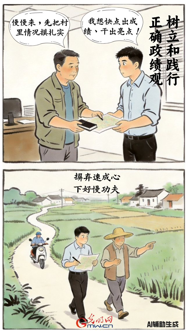 漫谈“政绩观”|摒弃速成心 下好慢功夫